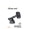 PF04 - Panther Force Car Holder Long Magnetic Dashboard Holder | Universal Magnetic Phone Mount