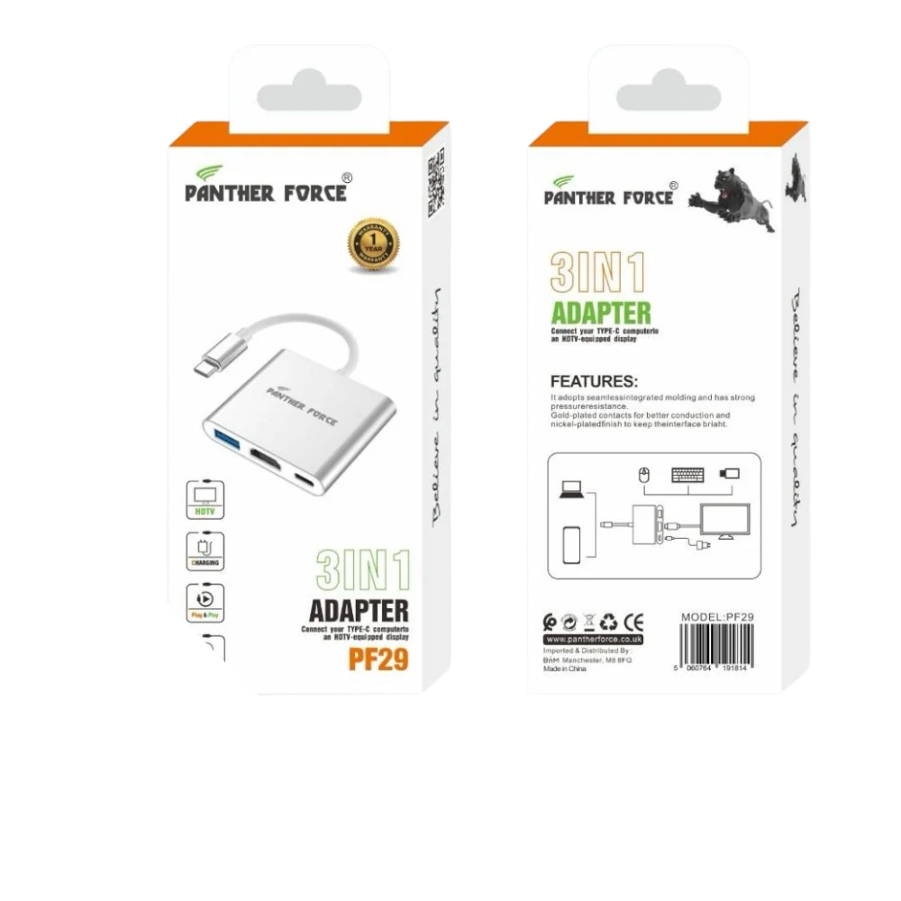 PF29- PANTHER FORCE 3 IN 1 ADAPTER