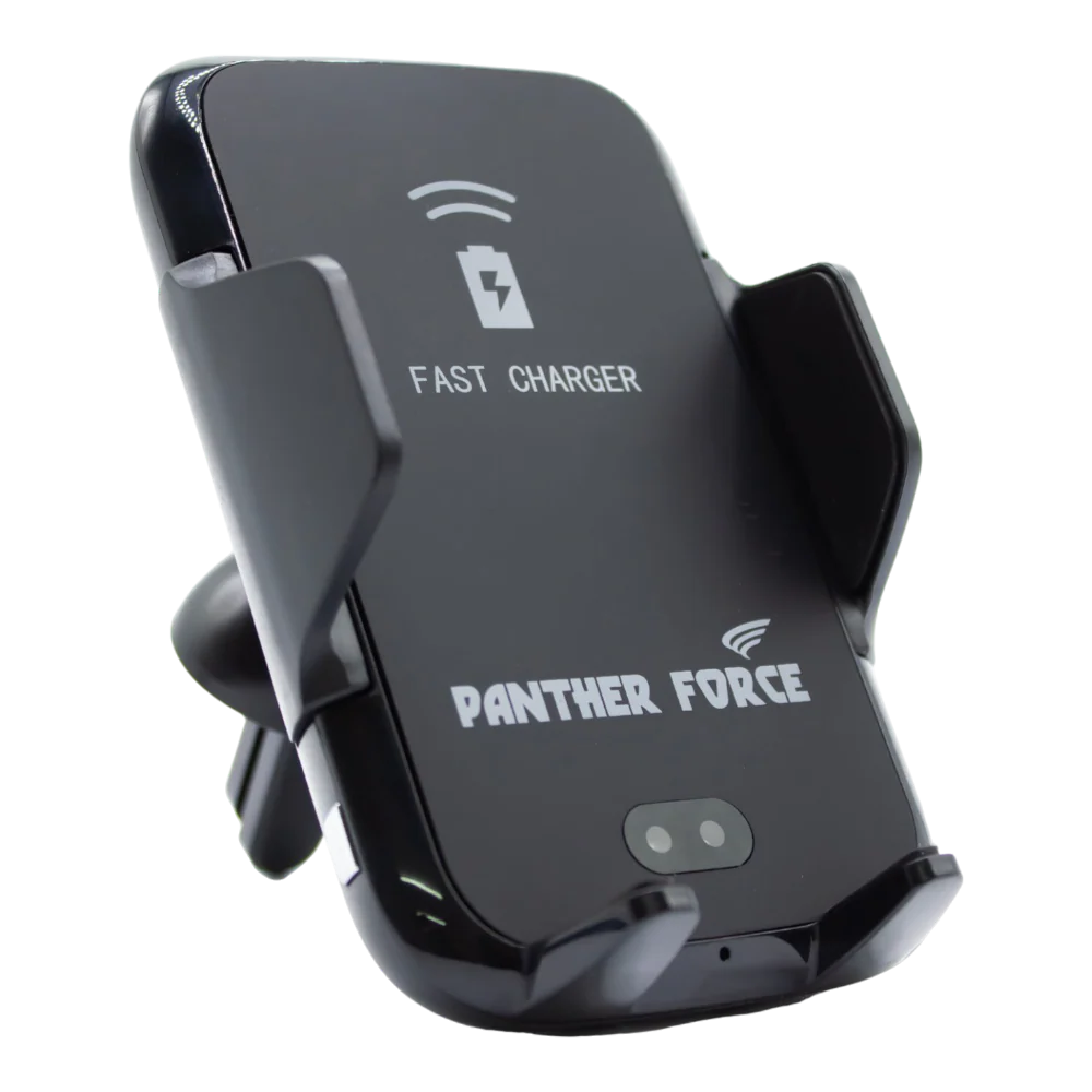 PF176 - Panther Force Wireless Car Holder | 15W Qi Fast Charging | Adjustable Fit