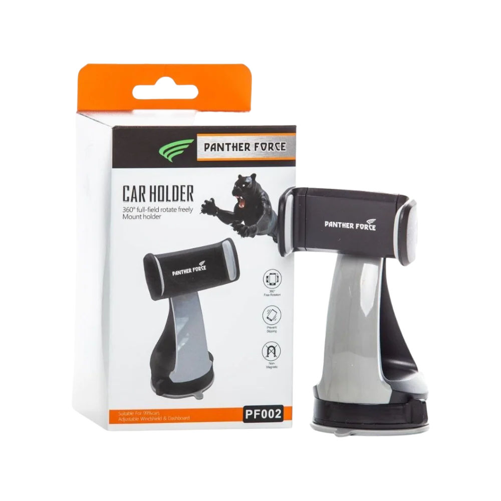 PF02 - Panther Force 360° Rotating Car Phone Holder | Universal Vent & Dashboard Mount
