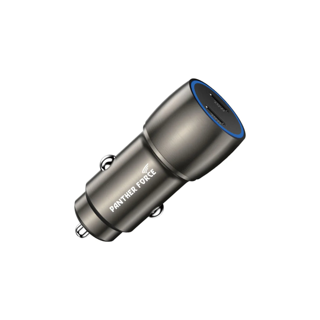 PF200 - Panther Force 40W Car Charger – Dual USB-C Ports