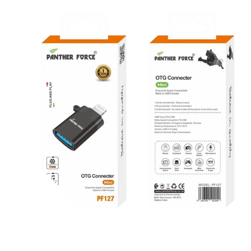 PF127 - Panther Force Mini OTG Connector - Seamless USB Connectivity & Fast Data Transfer