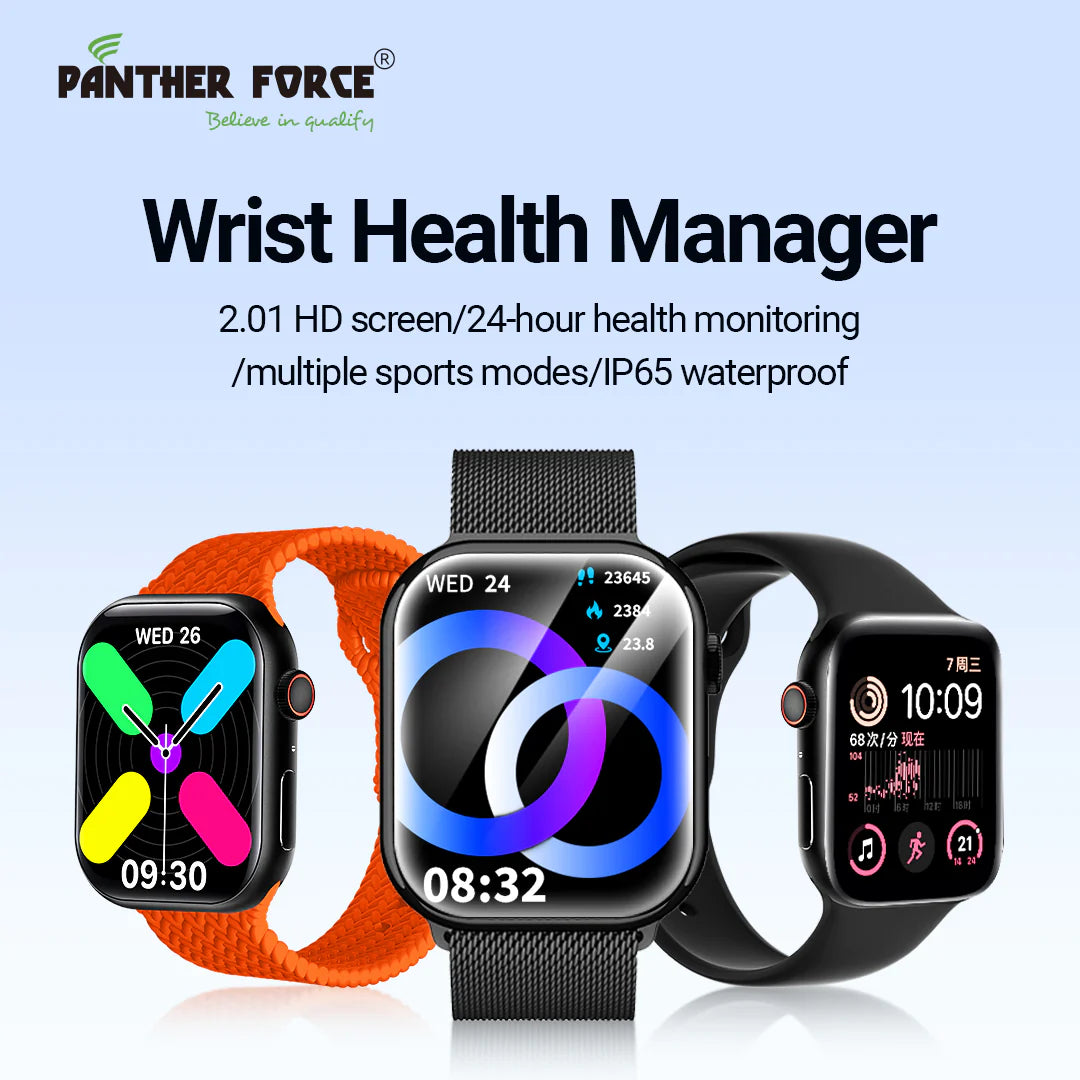 PF300 - Panther Force Stylish AMOLED Display Smart Watch