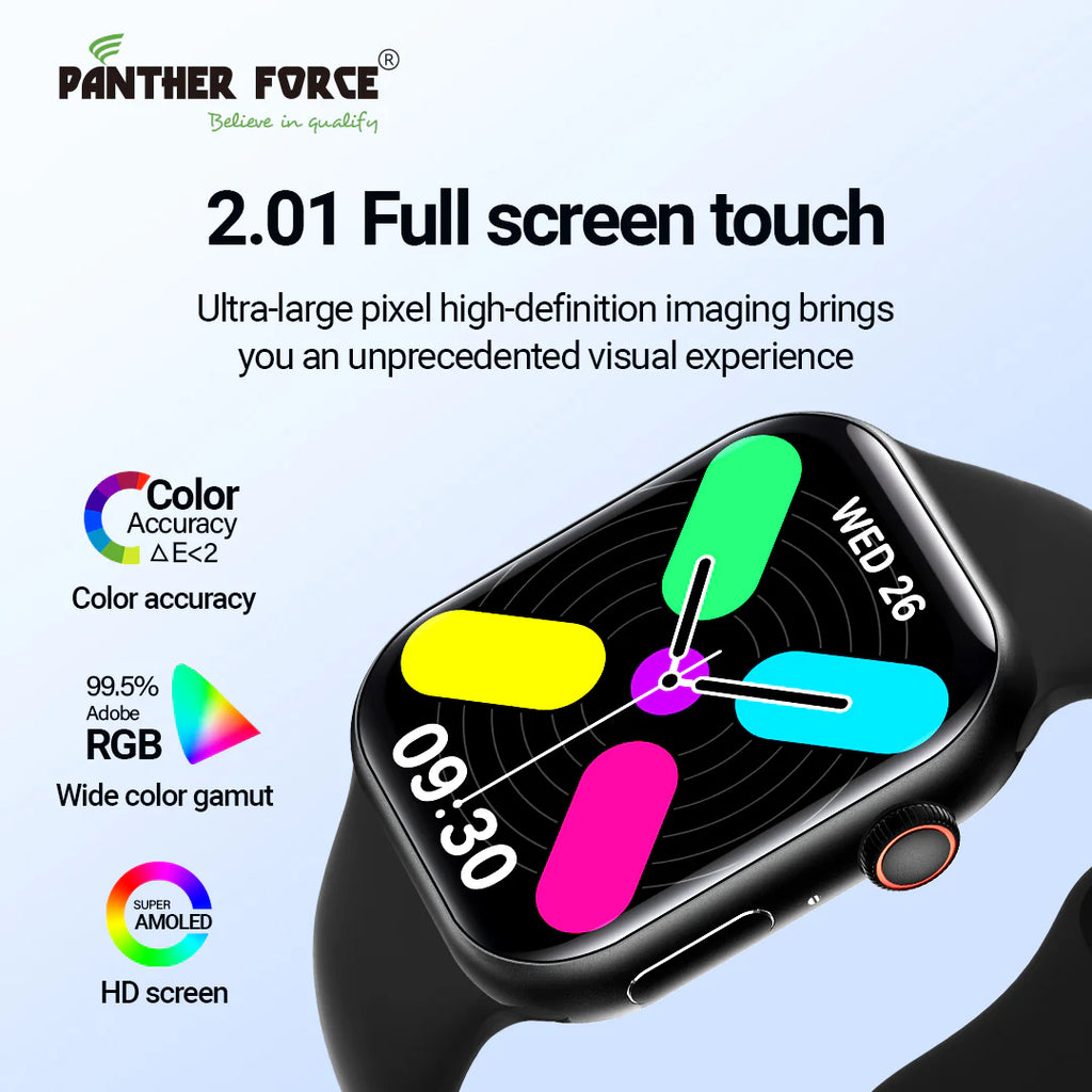 PF300 - Panther Force Stylish AMOLED Display Smart Watch