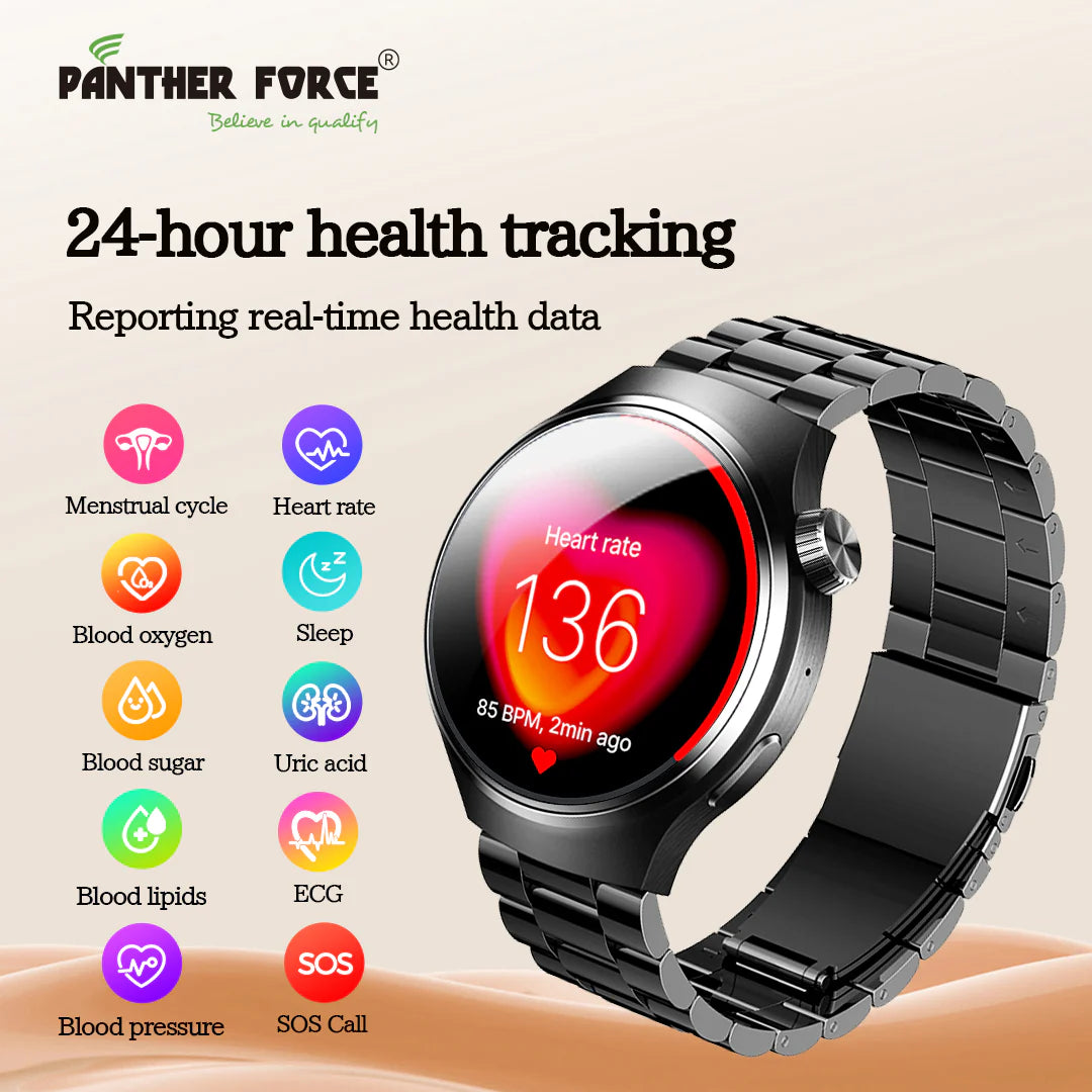 PF301 - Pantherforce 1.52" 3D Spherical Screen SmartWatch