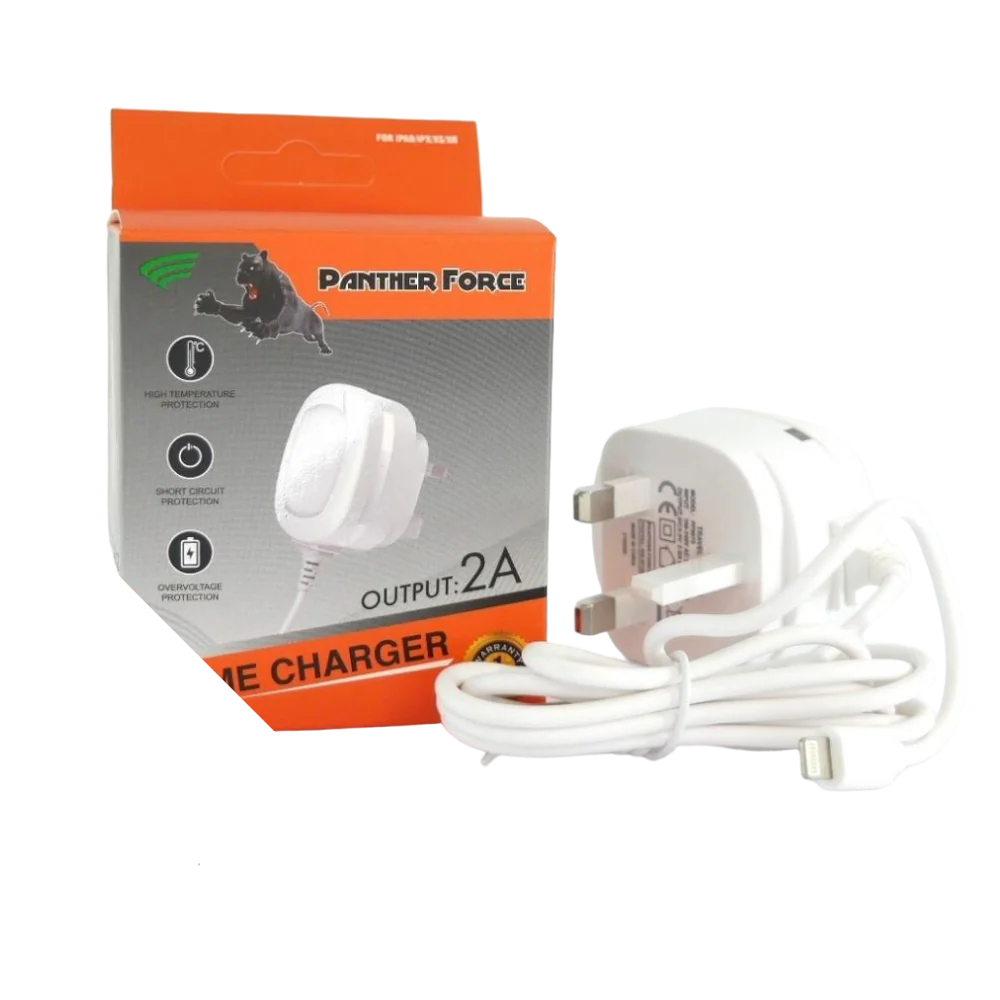 PF76- PANTHER FORCE 2AMP IPHONE MAIN CHARGER
