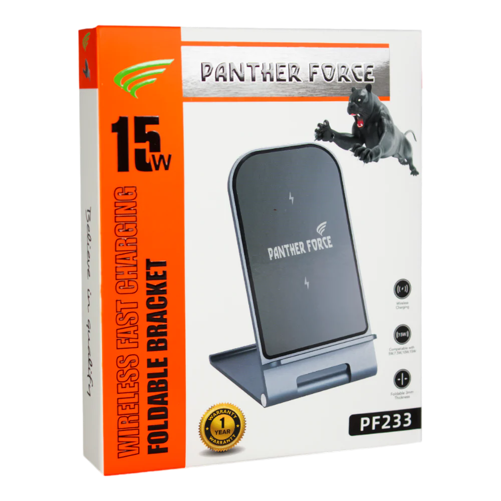 PF233- PANTHER FORCE WIRELESS FAST CHARGER FOLDABLE BRACKET