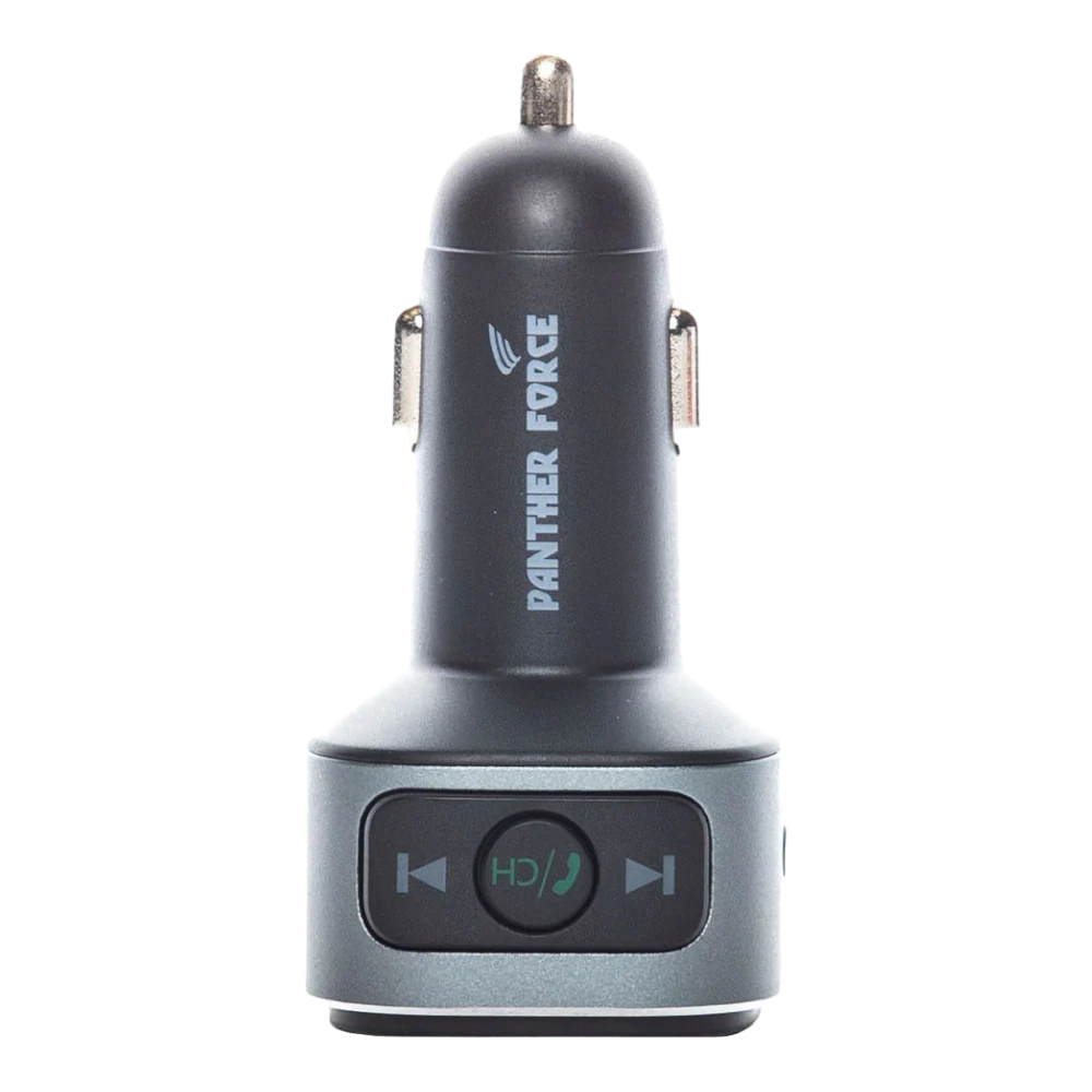 PF48 - Panther Force 18W Wireless FM Car Kit – Type-C Fast Charging