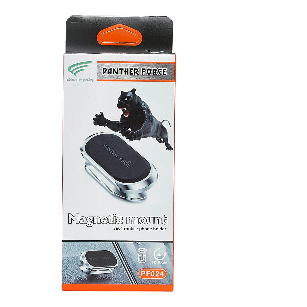 PF24 - Panther Force Magnetic Mount Holder - 360° Adjustable Car Phone Holder