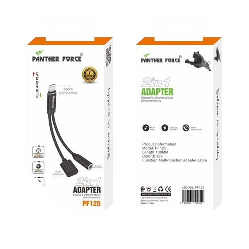 PF125 - Panther Force Micro USB to USB Cable 2.4A 1M - Fast Charging & Data Transfer