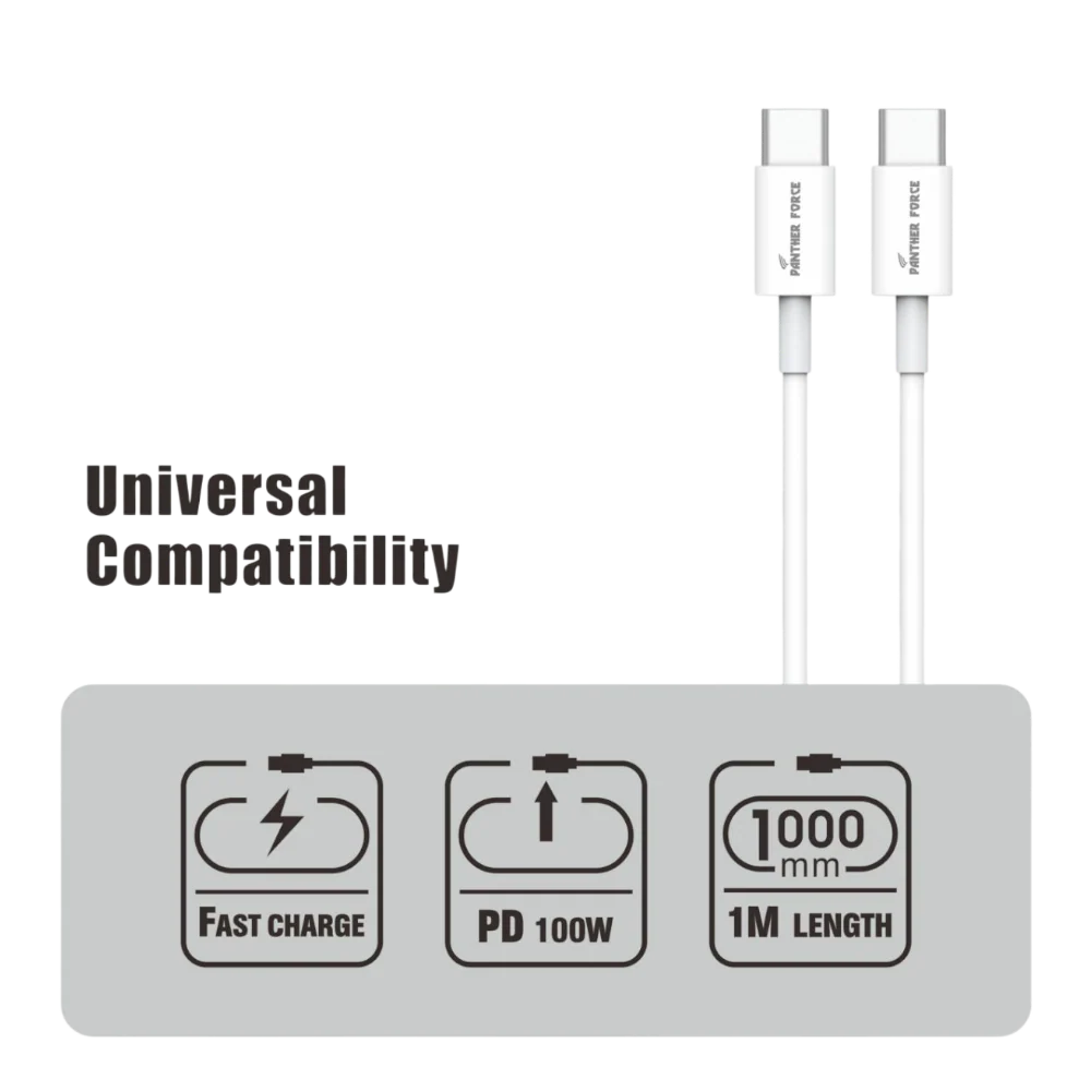 PF191 - Panther Force Fast Charge & Sync Micro USB Cable – High-Speed Data Transfer