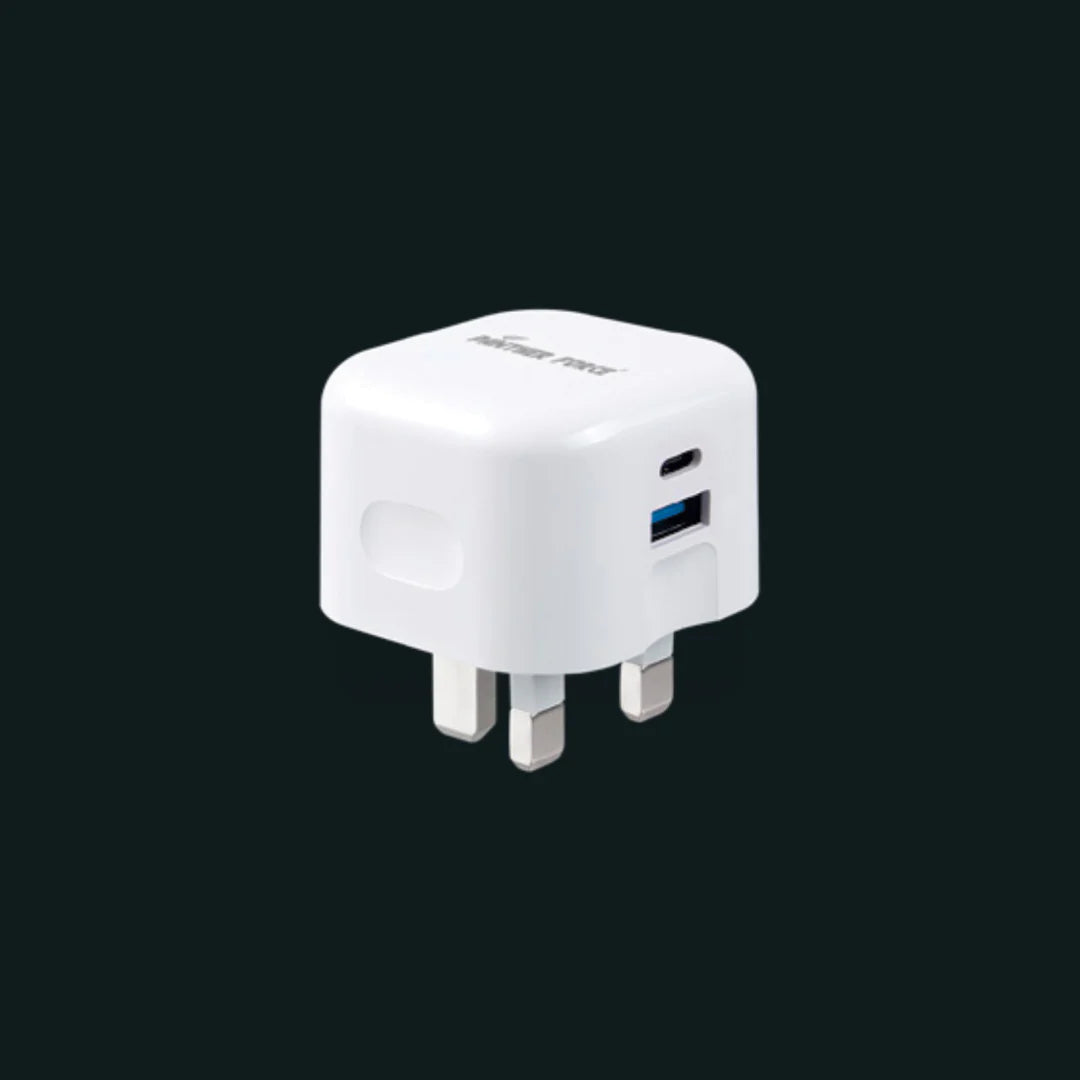 PF267- PANTHER FORCE 20W PLUG WITH USB-A AND TYPE C
