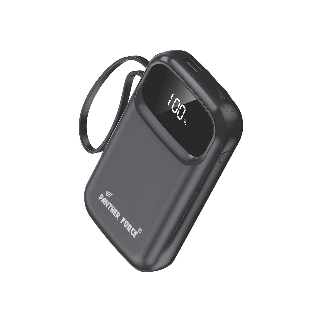 PF187 - Panther Force 20000mAh Power Bank with Multi Charging Cables