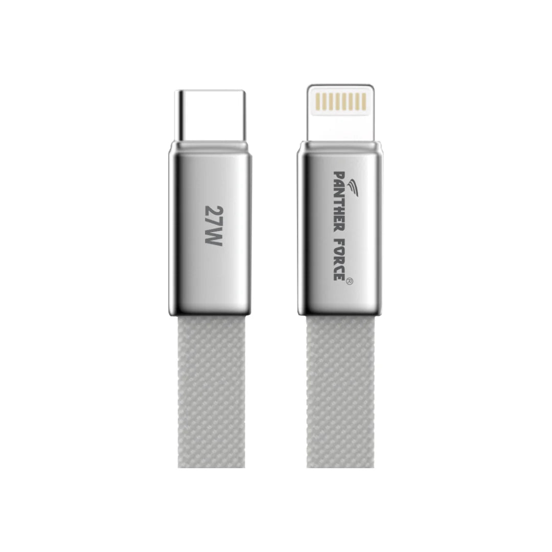 PF313 – Panther Force Flat Cable 27W Type-C to Lightning